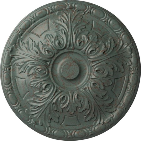 Ekena Millwork Granada Ceiling Medallion (Fits Canopies up to 4 1/4"), 15 3/4"OD x 5/8"P, Cloud Burst Crackle CM16GACBC